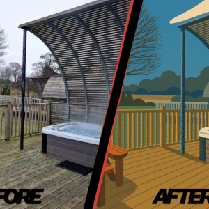 1930s Art Deco Digital Render Of Your Holiday Let